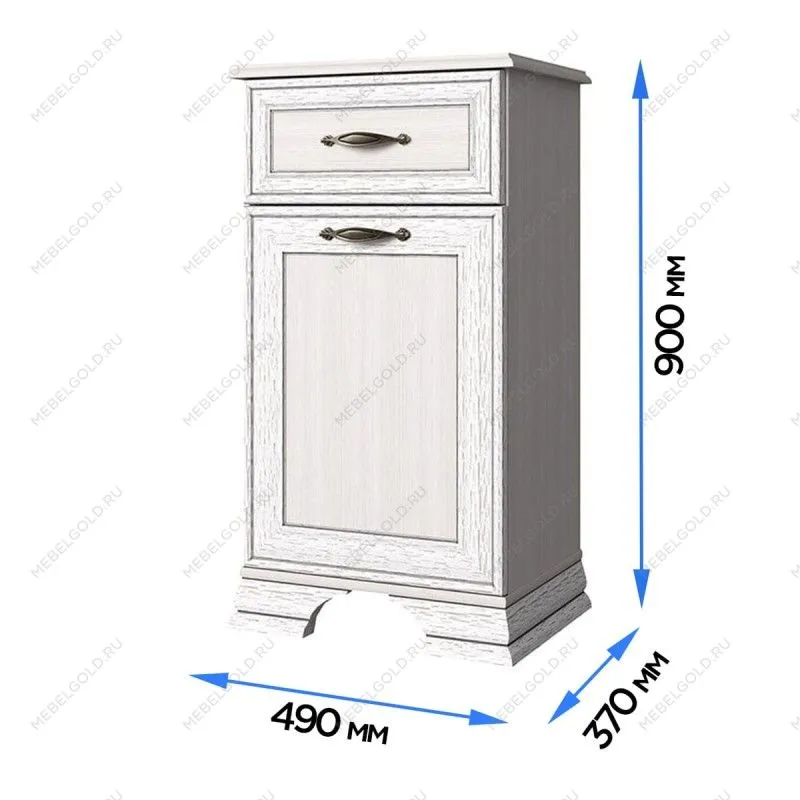 Тумба Тиффани 1D1S вудлайн кремовый | изображение 2