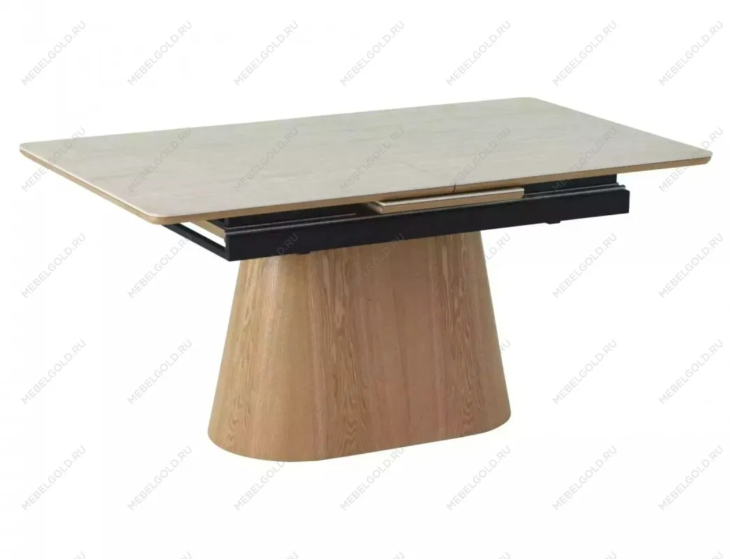 Стол обеденный Signal MONACO 160 (травертин/дуб) | изображение 3