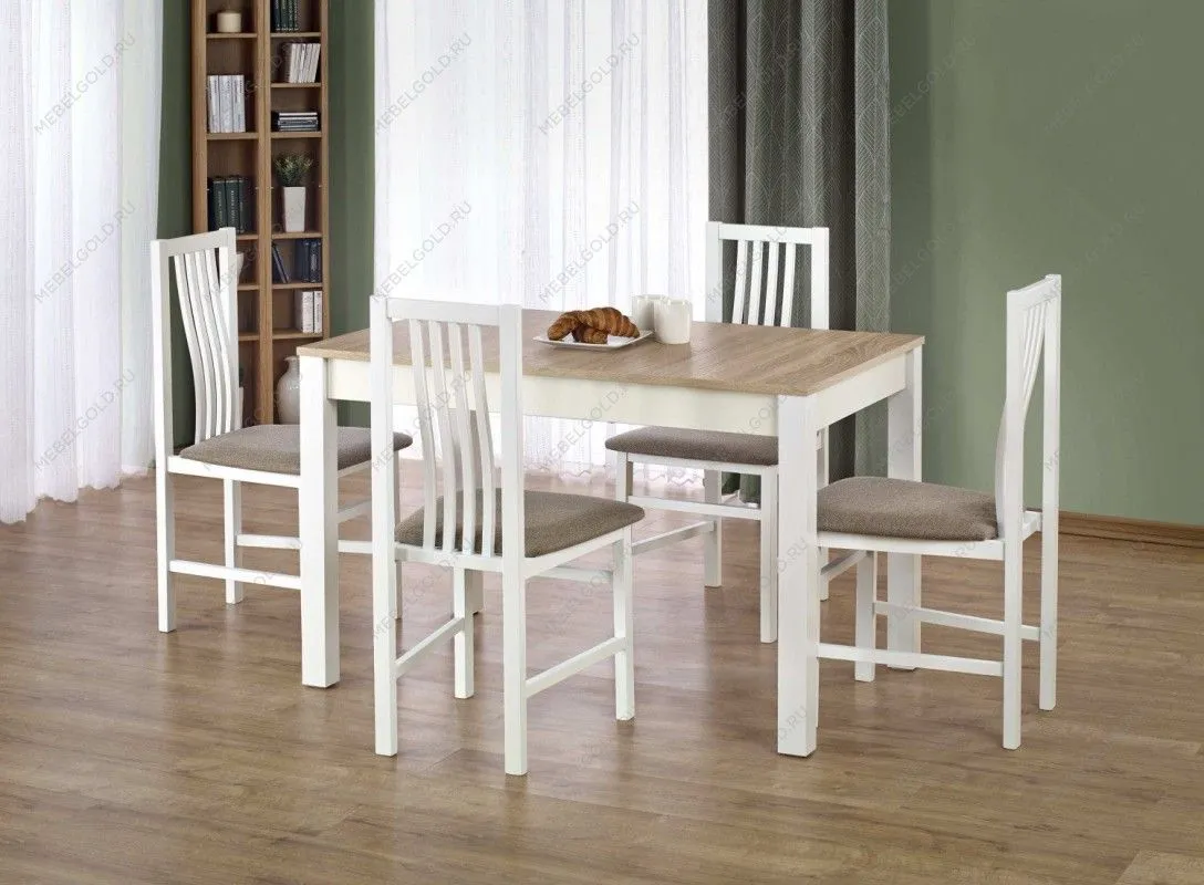 Стол обеденный Halmar KSAWERY (дуб сонома/белый) | изображение 3