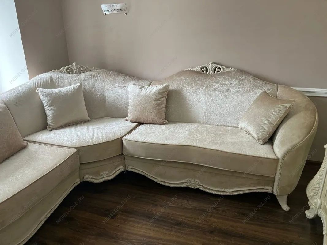 Диван Мокко угловой 3-у-2 бежевый | изображение 6