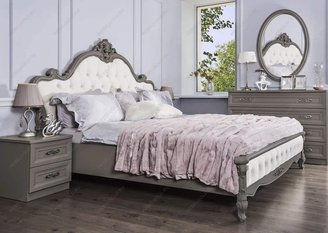 Тумба прикроватная Мишель Лайт серый камень | изображение 3