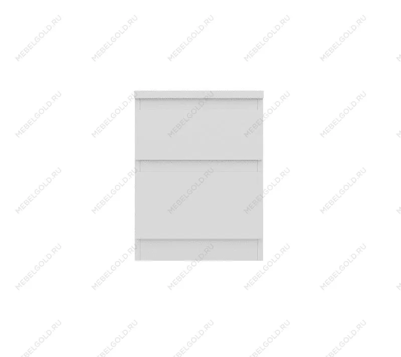 КАСТОР (KULLEN) тумба ИКЕА / IKEA 2 ящика белая - Выставка Балашиха | изображение 1