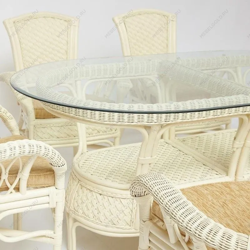 Комплект обеденный ANDREA GRAND Белый | изображение 7