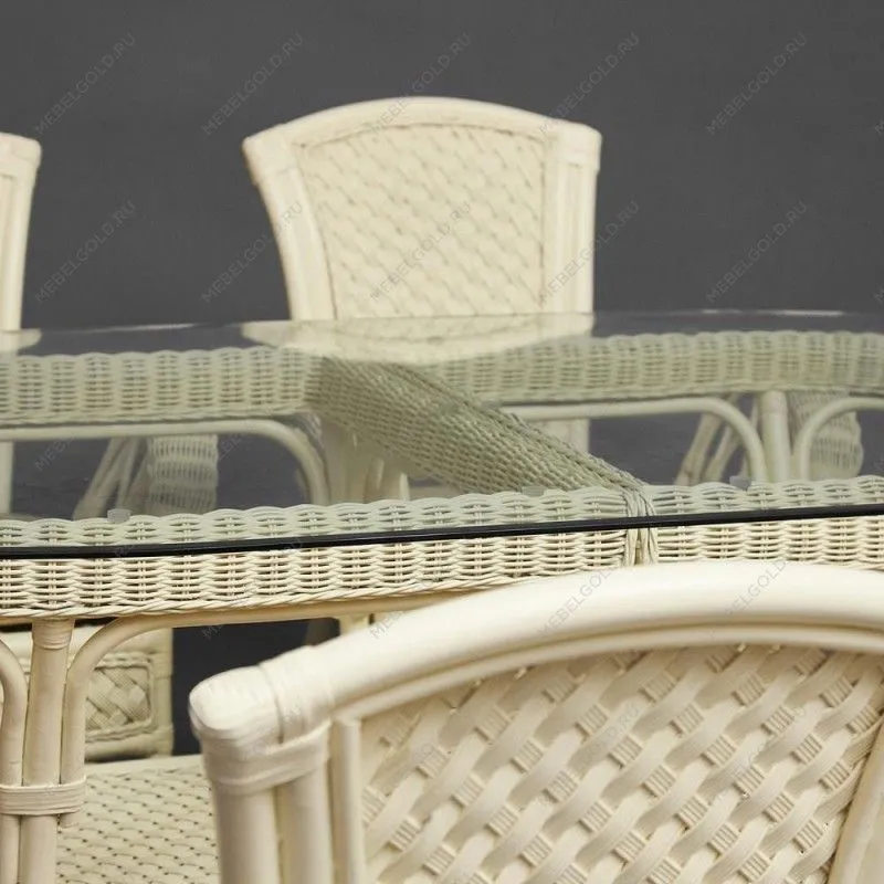 Комплект обеденный ANDREA GRAND Белый | изображение 17