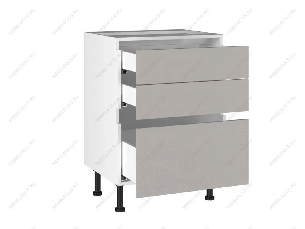 Стол с ящиками СЯ-60 Start Soft Boyard, Виста (600*523*870) Экокожа Бежевый, 26420 | изображение 1