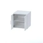 ПИКСИ шкаф распашной с 2 дверьми 60x57x63, робкий подснежник | изображение 2