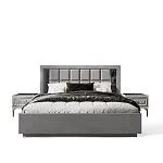 Кровать Замира 160x200 см серый камень | изображение 1