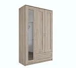 БРИМНЭС / СИРИУС Шкаф ИКЕА / IKEA комбинированный 3 двери и 1 ящик сонома | изображение 3