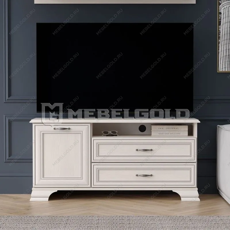 Тумба Тиффани RTV 1D2SN вудлайн кремовый | изображение 1