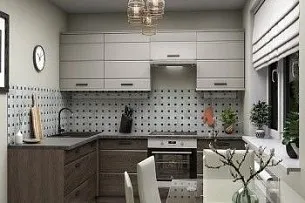 Кухня Канзас (возможный вариант комплектации 3)