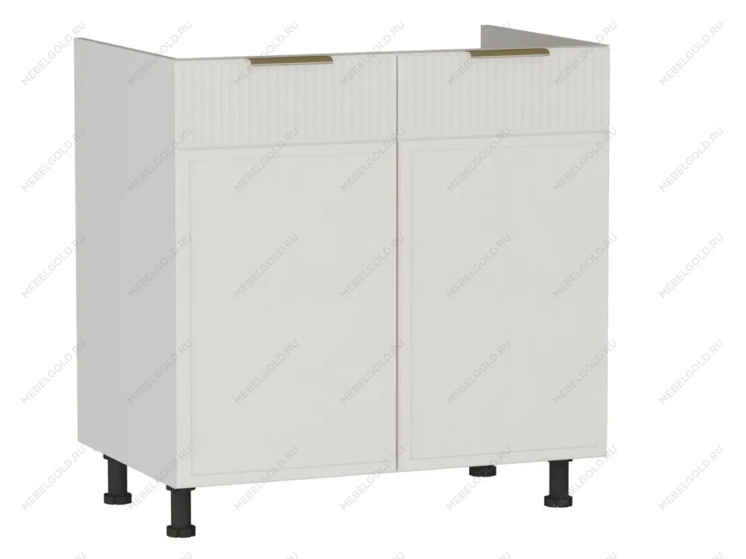 Стол под мойку СМ-80, Берта (800*525*820) Экокожа Белый, 25316