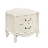 Прикроватная тумбочка Джульетта (2 ящика) молочный дуб