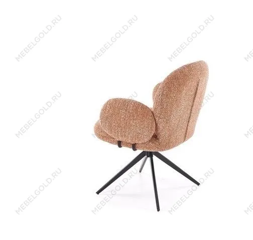 Стул кухонный Halmar K568 поворотный (корица/черный) | изображение 1