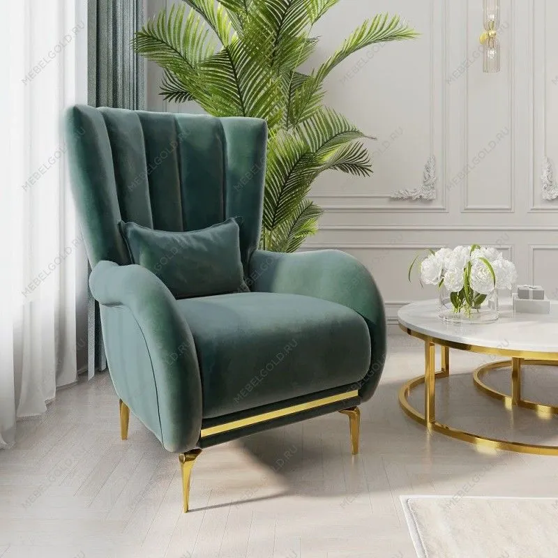 Кресло Замира оливковый | изображение 1