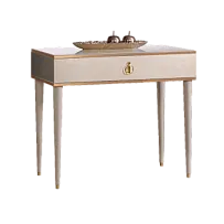 Стол туалетный узкий Римини (Латте/Золото) РМСТ-1[9]