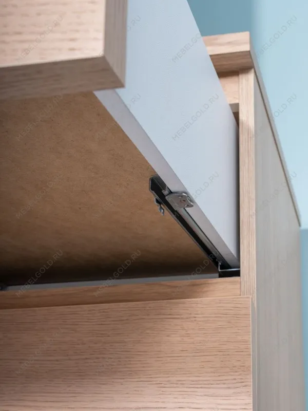 Комод Варма Прайм, 4 ящика, горизонтальный, 160х54х48 см, шпон натурального дерева, дуб беленый | изображение 4