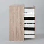 Комод Сириус, 3 ящика, 78х41х94 см, дуб сонома | изображение 10