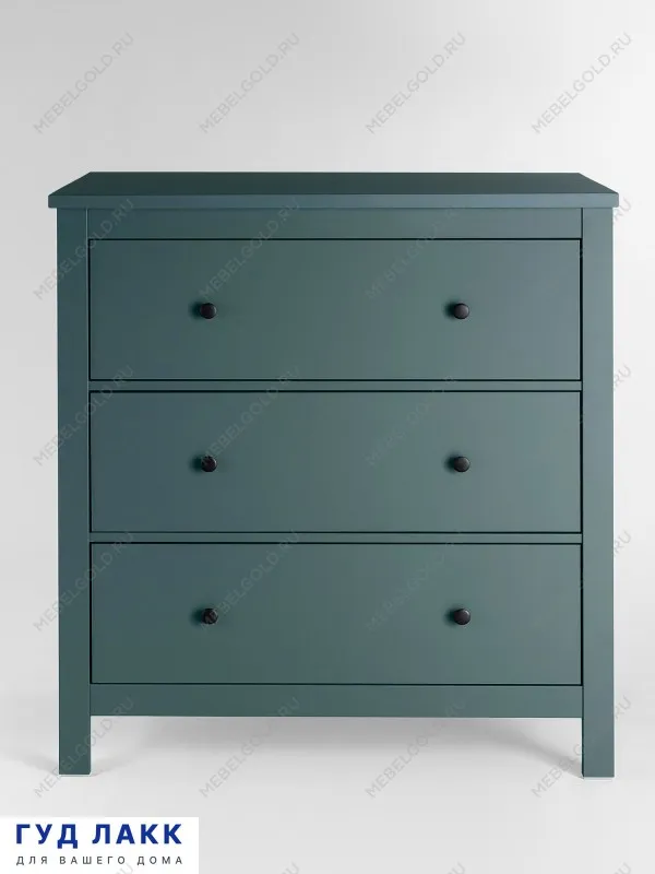 Комод Сага, 92х51х100 см, темно-бирюзовый | изображение 5