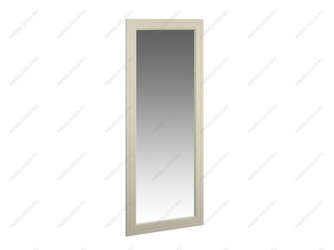 Дверь шкафа-купе зеркальная, Сиена (846*19*2082) Береза бежевая, 12318