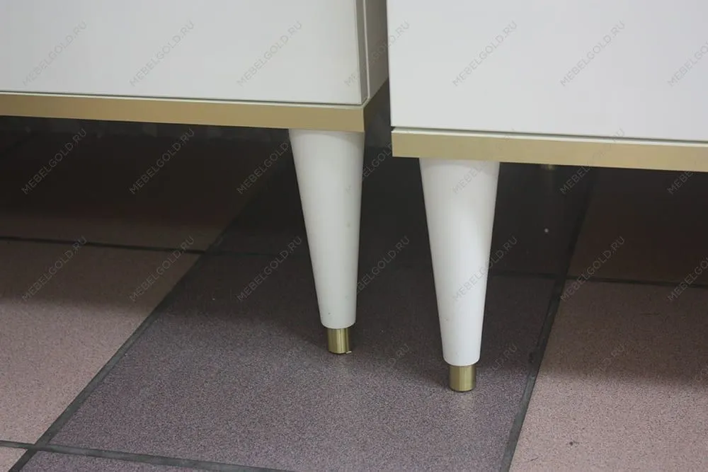 Лобня - Тумба прикроватная (левая/правая) Римини СОЛО (белый золото) РМТП-1 (s) | изображение 10