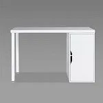 ИНГАР 1/ДВ/T стол письменный 120x75x55, белый | изображение 1