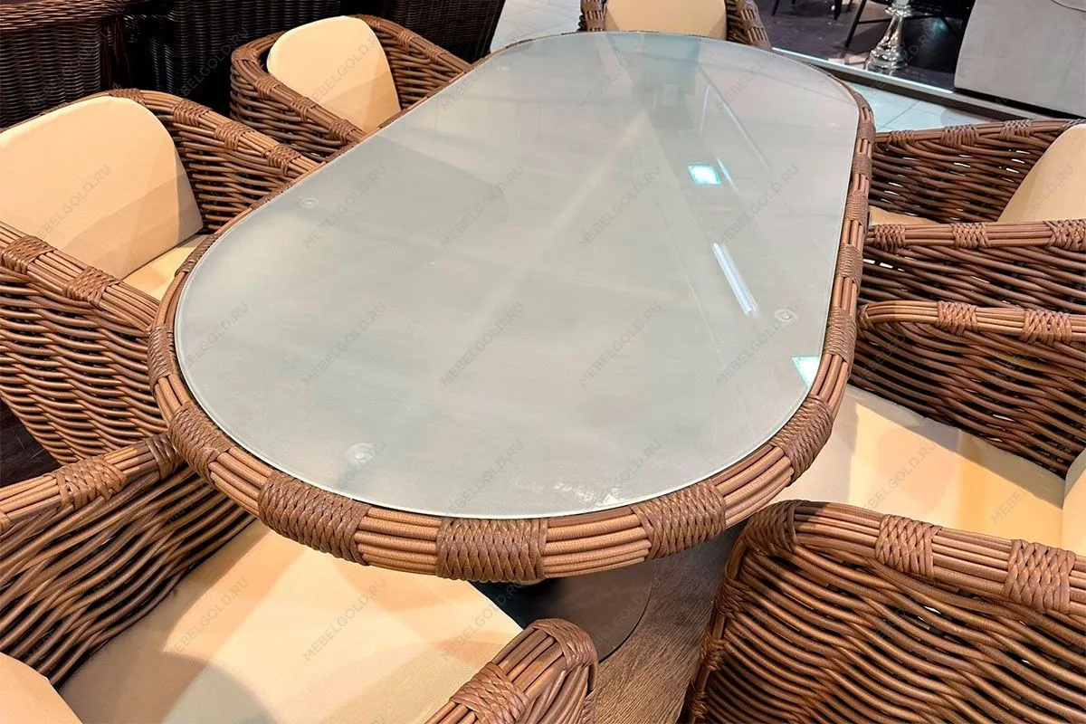 MOKKA MAJORCA стол обеденный, цвет капучино | изображение 2