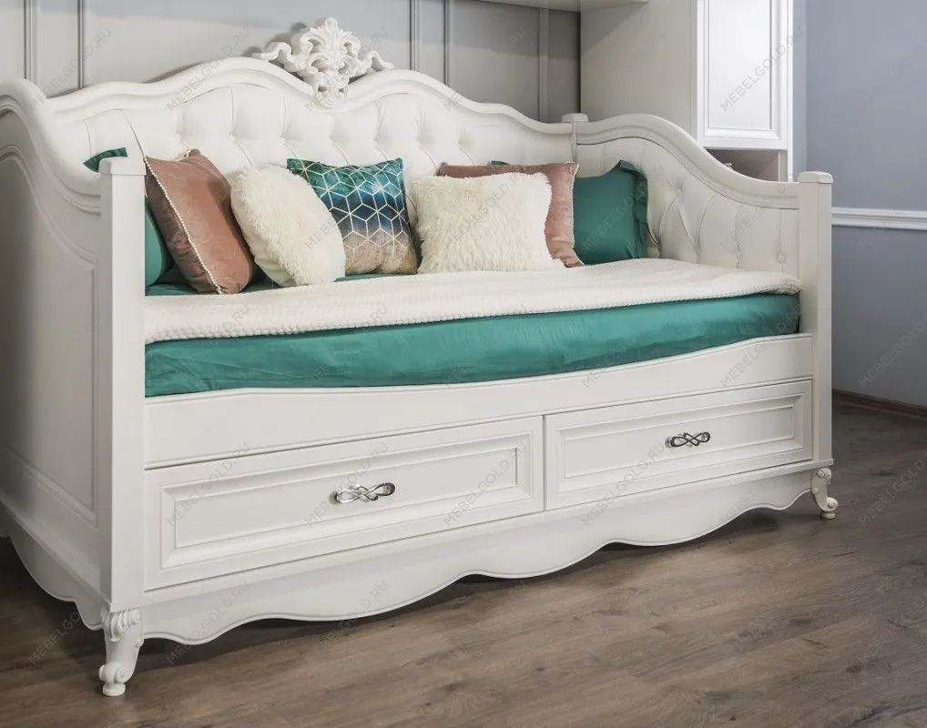 Диван кровать Мишель белый матовый | изображение 3