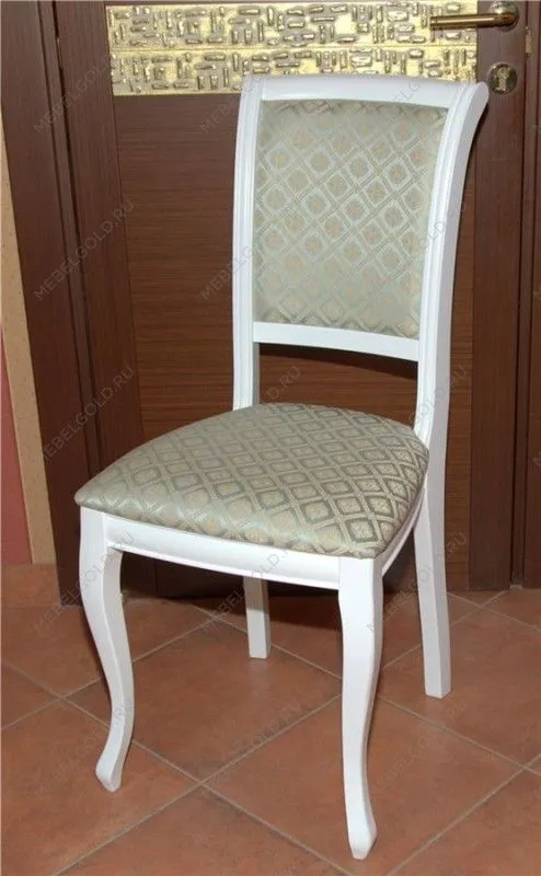 Стул Дионис (Белый/ ткань Santa Izumrud) | изображение 4