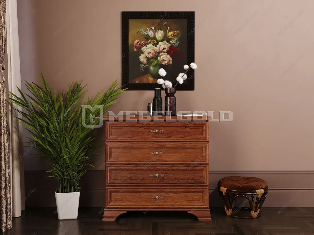 Комод Кентаки KOM4S каштан - Выставка Лобня | изображение 1