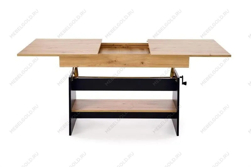 Стол-трансформер Halmar ERIKA 120 (дуб артизан/черный) | изображение 3