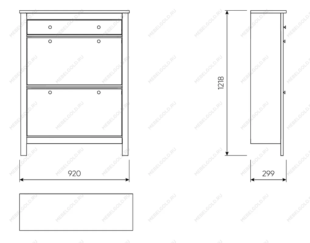 САГА тумба для обуви 92х122 белая/ясень | изображение 1