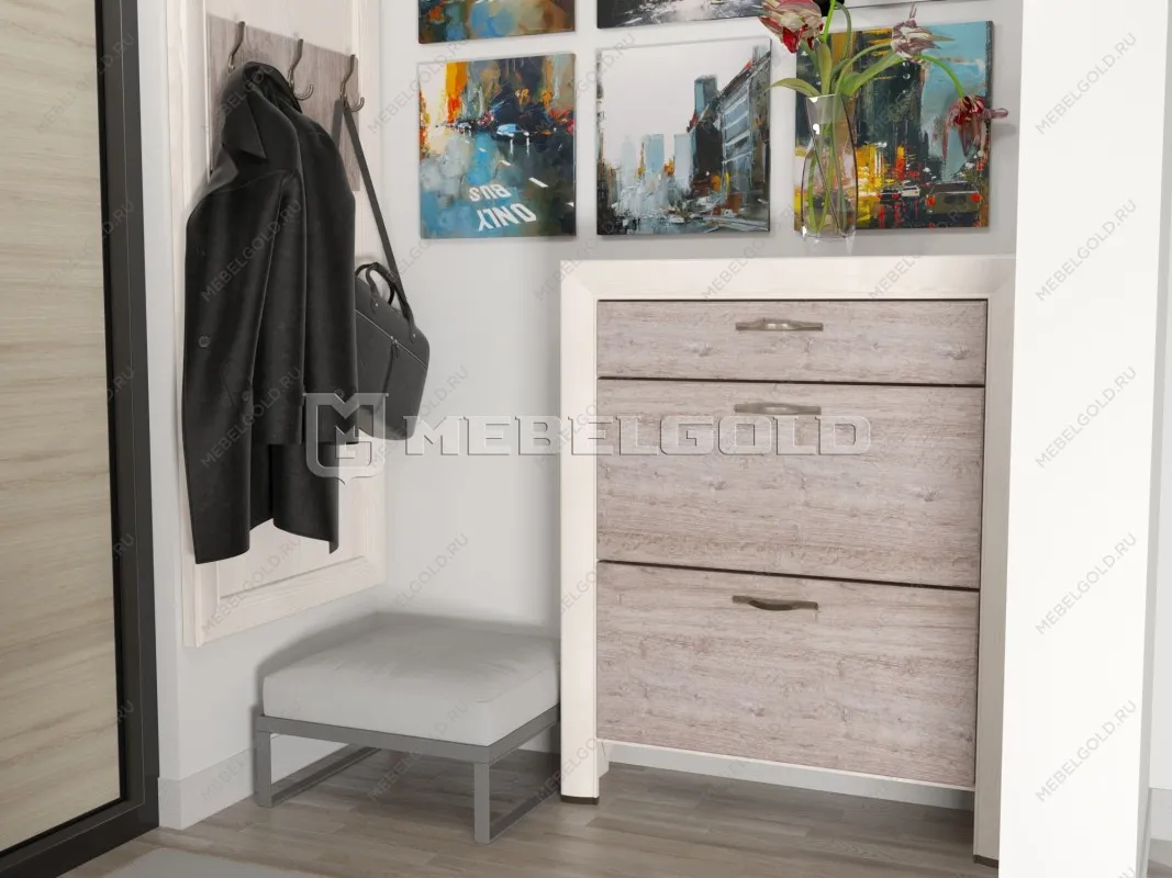 Обувница Оливия 2D1S | изображение 3