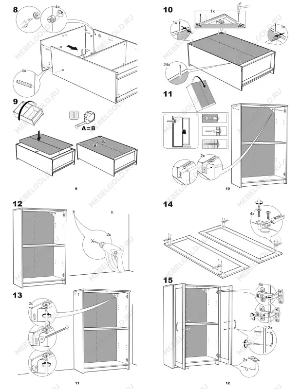 Тумба Сириус, 2 двери со стеклом, 78х41х124 см, дуб сонома | изображение 16