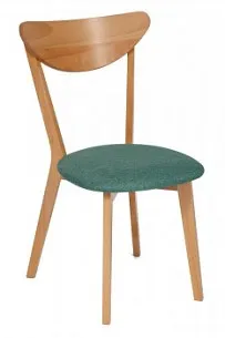 Стул с мягким сидением MAXI Бук, Морская волна