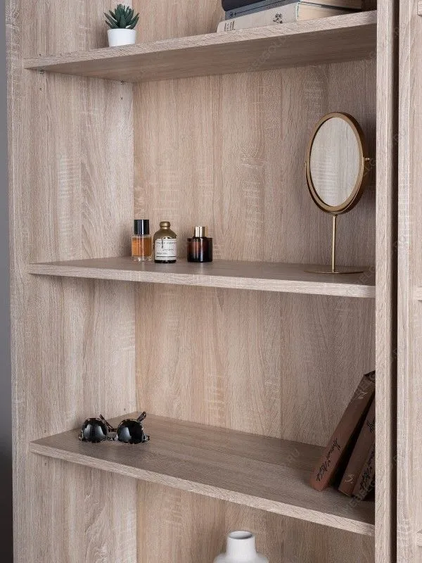 Стеллаж Сириус, 5 полок, 78х35х190 см, дуб сонома | изображение 1