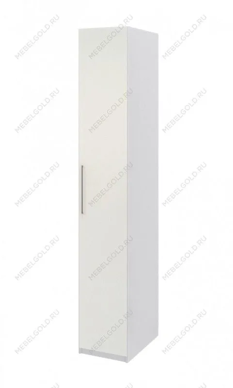 Шкаф-пенал Отис МН-039-03 П1 с фасадом ЛДСП (белый)
