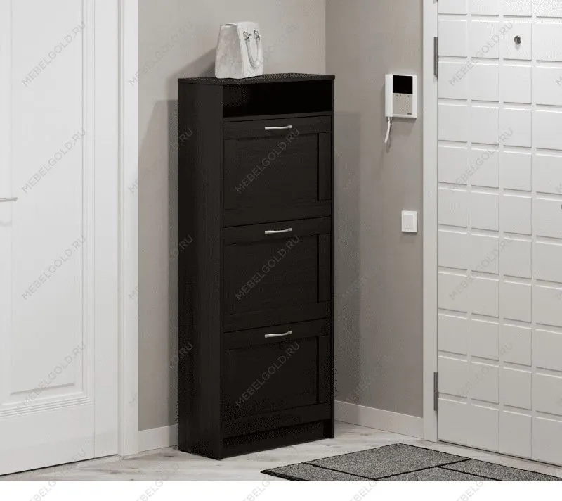 БРИМНЭС / СИРИУС тумба ИКЕА / IKEA для обуви 60х143 Дуб Венге | изображение 4