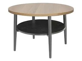 Стол журнальный Signal ELLA B (дуб/черный) 60/45