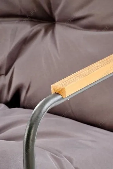 Комплект (диван + 2 кресла + стол журнальный) Halmar HUDSON (серый/коричневый) | изображение 19