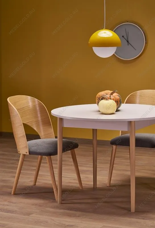 Стол обеденный Halmar PIVOT 102 (кашемир/натуральный) | изображение 11