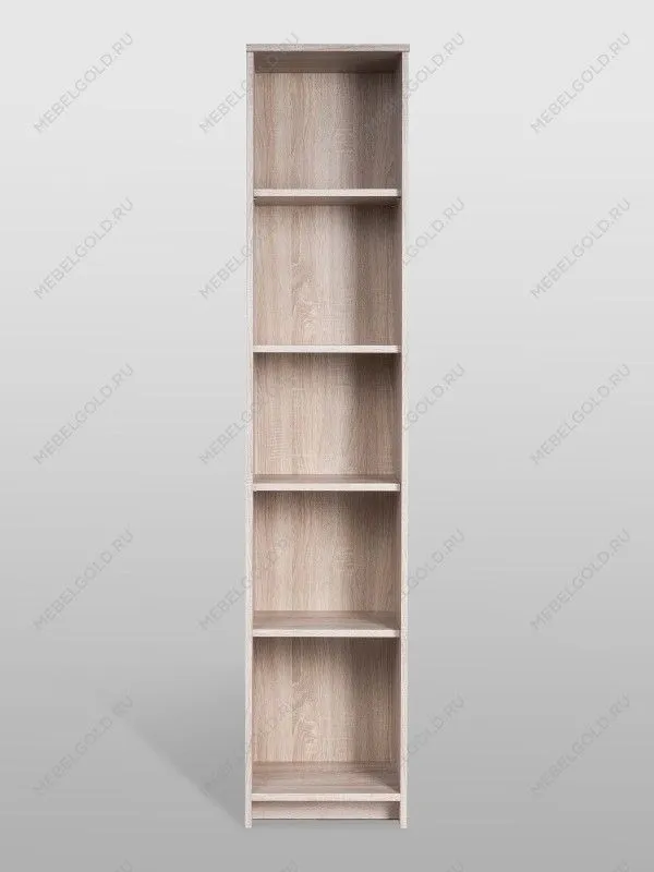 Стеллаж Сириус, 5 полок, 39х34х190 см, дуб сонома | изображение 9