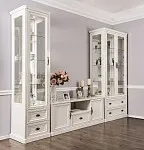 Гостиная Натали 1+тв+2 белый глянец | изображение 1