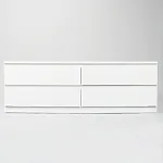 МАЛЬТА комод ИКЕА / IKEA 4 ящика 160х54 белый | изображение 2