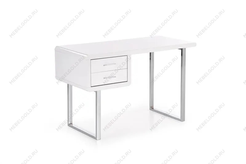 Стол компьютерный Halmar B-30 (белый/хром) | изображение 3