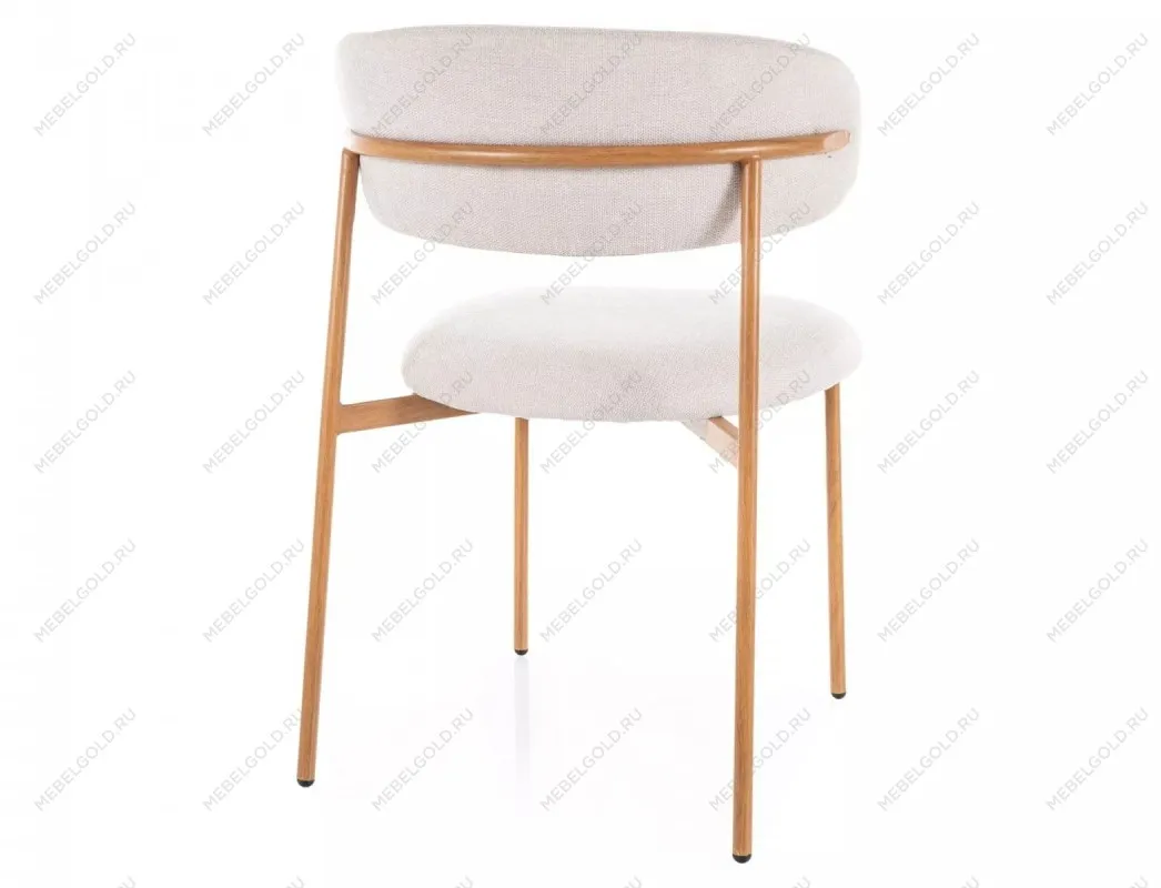 Стул кухонный Signal ELTON D Brego 22 (светло-бежевый/дуб) | изображение 3