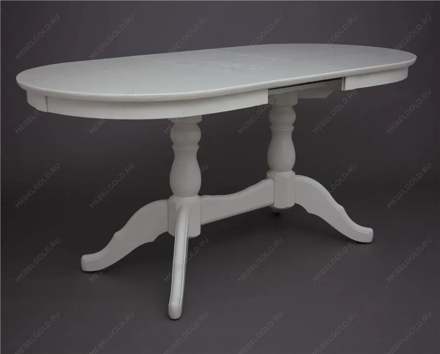 Стол обеденный Овальный-1300 (слоновая кость 9001) | изображение 2