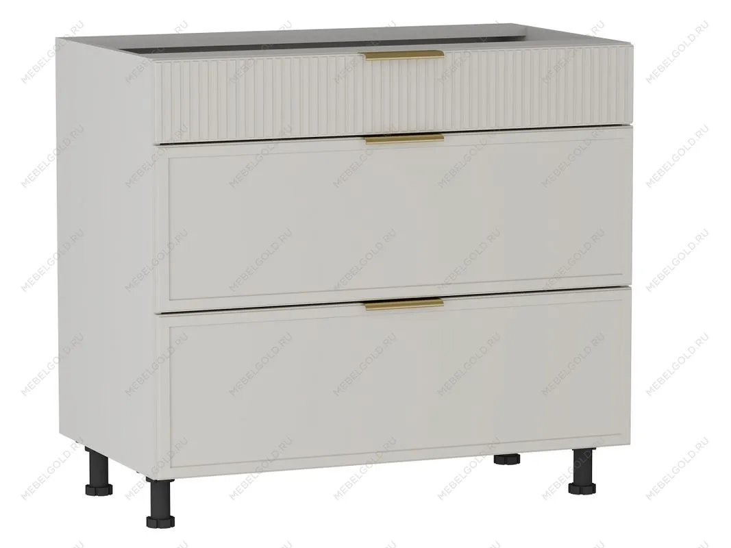 Стол с ящиками СЯ-90 (140/284), Берта (900*528*820) Светлый Мокко, 22929