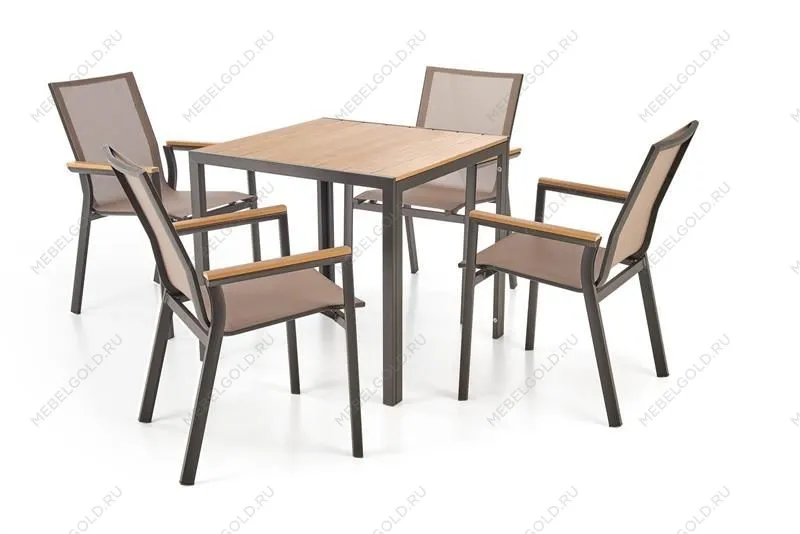 Стул Halmar FIERRO (черный/серый/коричневый) | изображение 12