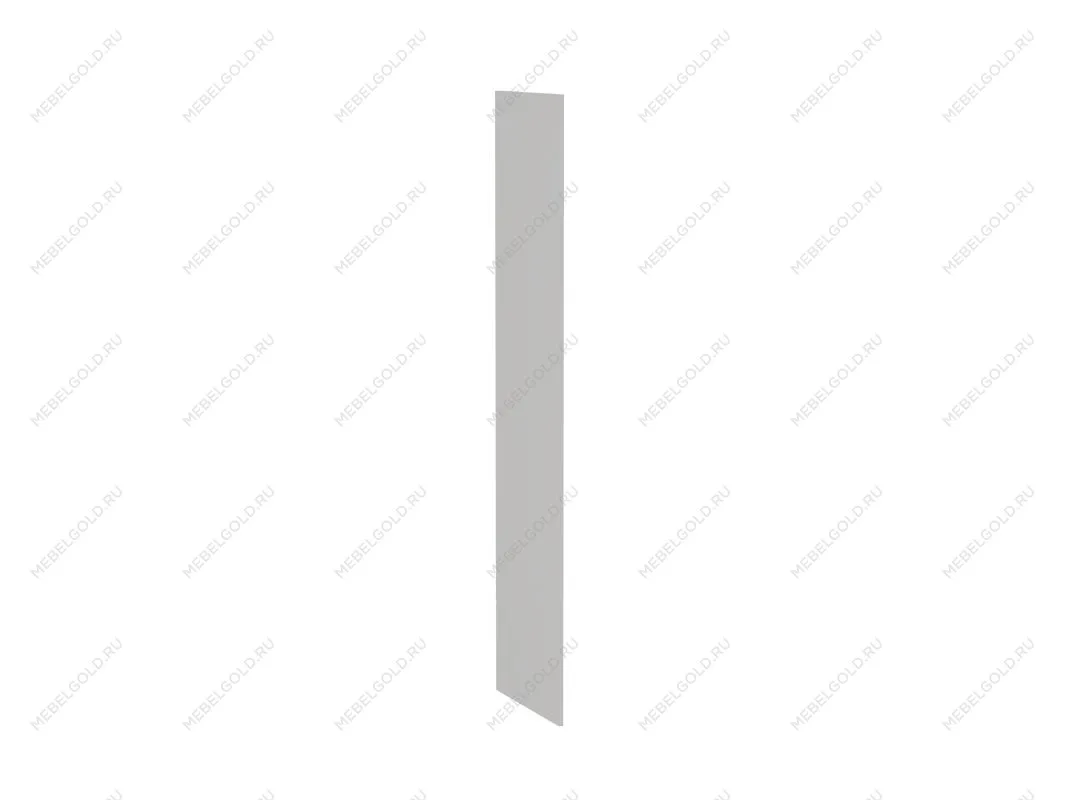 Бок замена шкафа-пенала ПГ-45/ПГ-60 правый, Ватель (16*550*2066) Экокожа Белый, 23804