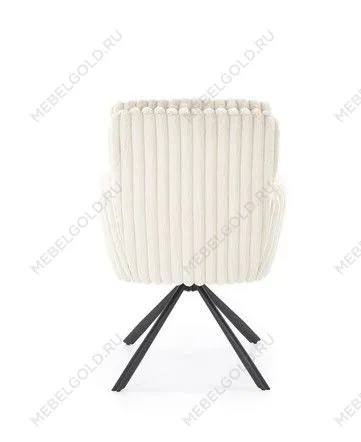 Стул кухонный Halmar K572 поворотный (кремовый/черный) | изображение 4